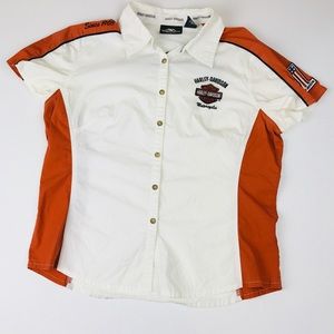 Harley Davidson Button up Embroidered Patches